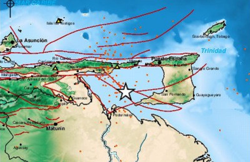 Sismo de 4,8 de magnitud se registró en el estado Sucre