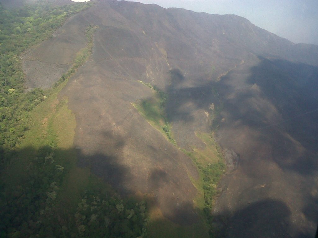 Inparques reporta tres focos de incendio en el parque nacional San Esteban
