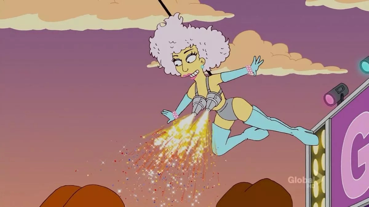 Lady Gaga Los Simpson