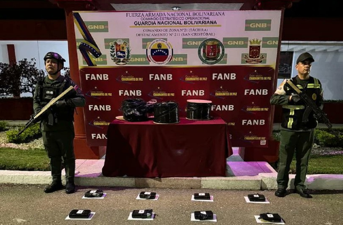 Incautados casi 20 kilos de cocaína en una empresa de envíos en Táchira