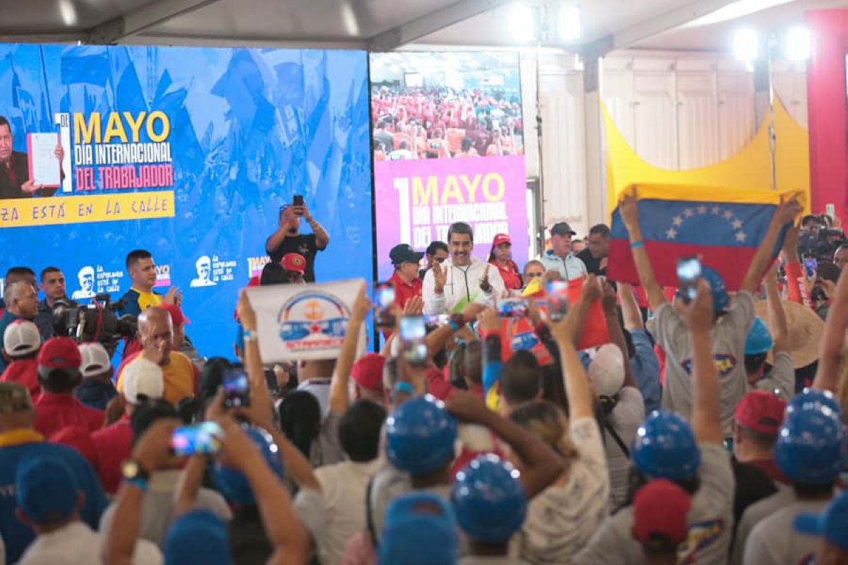 El presidente de Venezuela, Nicolás Maduro, anunció un aumento en el salario indexado a 130 dólares mensuales a partir del 1 de mayo del 2023