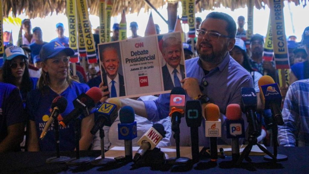 El candidato a la presidencia de Venezuela, Antonio Ecarri, insistió en la importancia de ir a debate presidencial entre candidatos