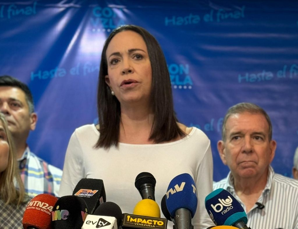 Machado agradece repudio de nueve países a pretensión de detener a González Urrutia
