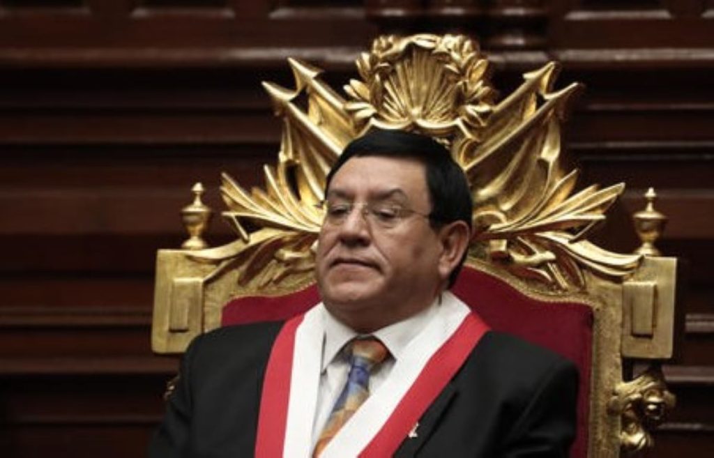 Presidente del Congreso peruano