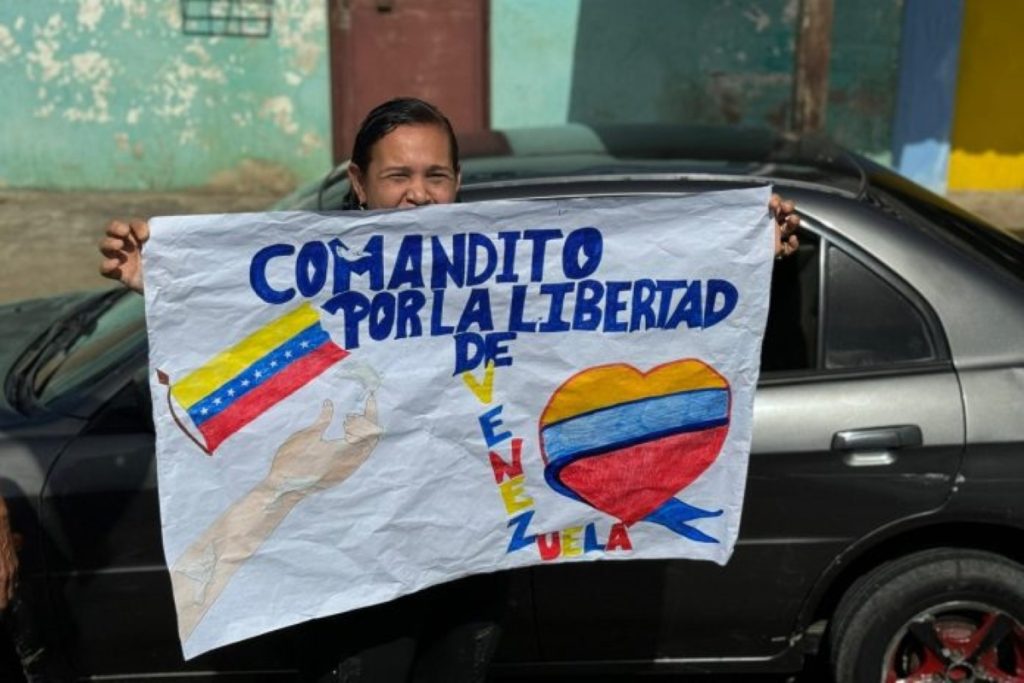 Los comanditos por Venezuela son organizaciones creadas por los ciudadanos que apoyan la candidatura presidencial de Edmundo González Urrutia