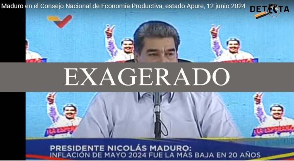Maduro: "Inflación de mayo fue la más baja desde 2004"