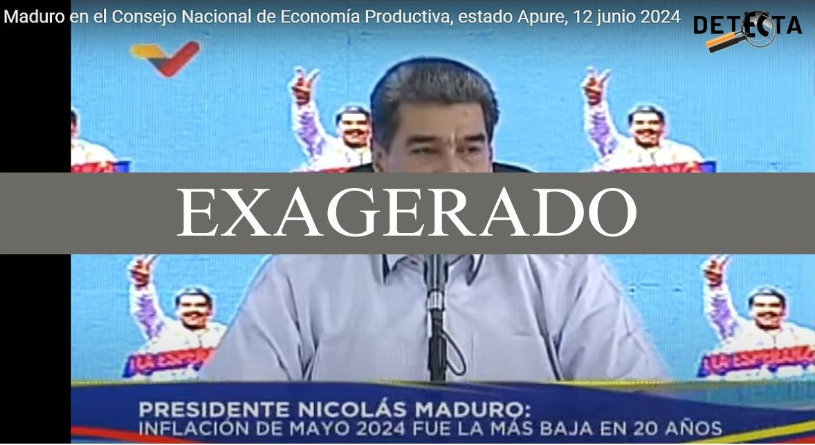 Maduro: "Inflación de mayo fue la más baja desde 2004"