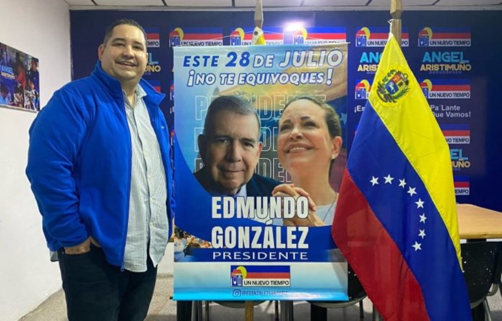 Ángel Aristimuño, jefe de campaña de Edmundo González en el estado Monagas, fue detenido por funcionarios de seguridad del gobierno