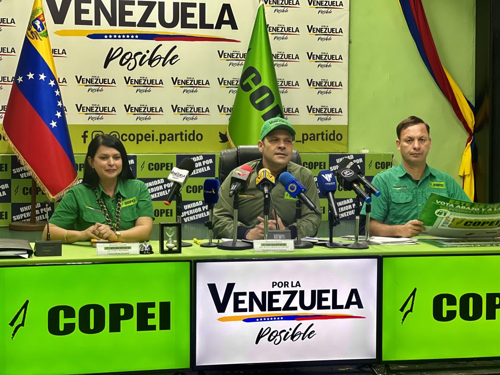COPEI tiene listo 75% de sus testigos en los centros electorales