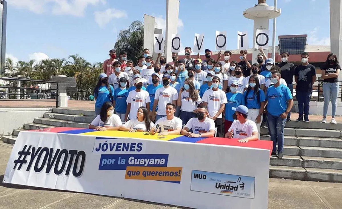 El concejal Jhorvys Álvarez, dirigente juvenil de Voluntad Popular, no veía a tantos jóvenes involucrados en la política desde hace 10 años