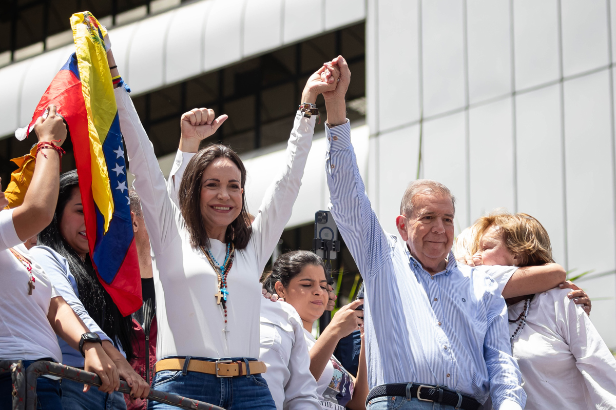 Conceden el Premio al Coraje de derechos humanos a Edmundo González y María Corina Machado