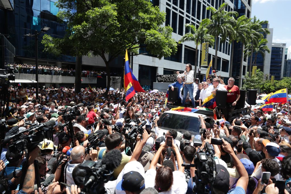 Machado: Ningún gobierno democrático reconoce el fraude de Maduro
