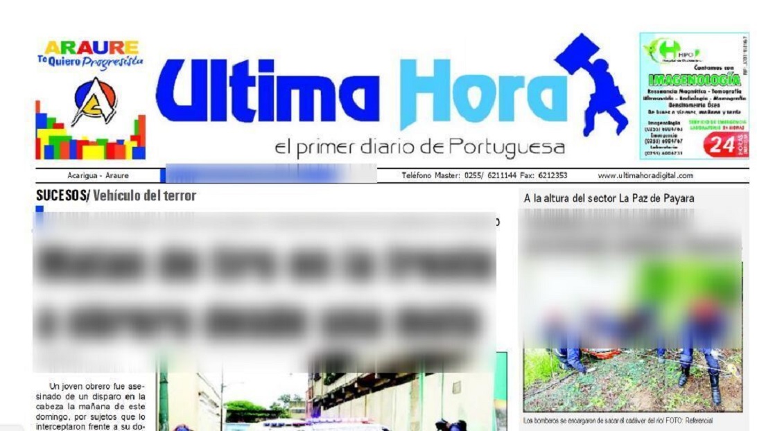Amenazas gubernamentales obligaron el cierre técnico de diario portugueseño