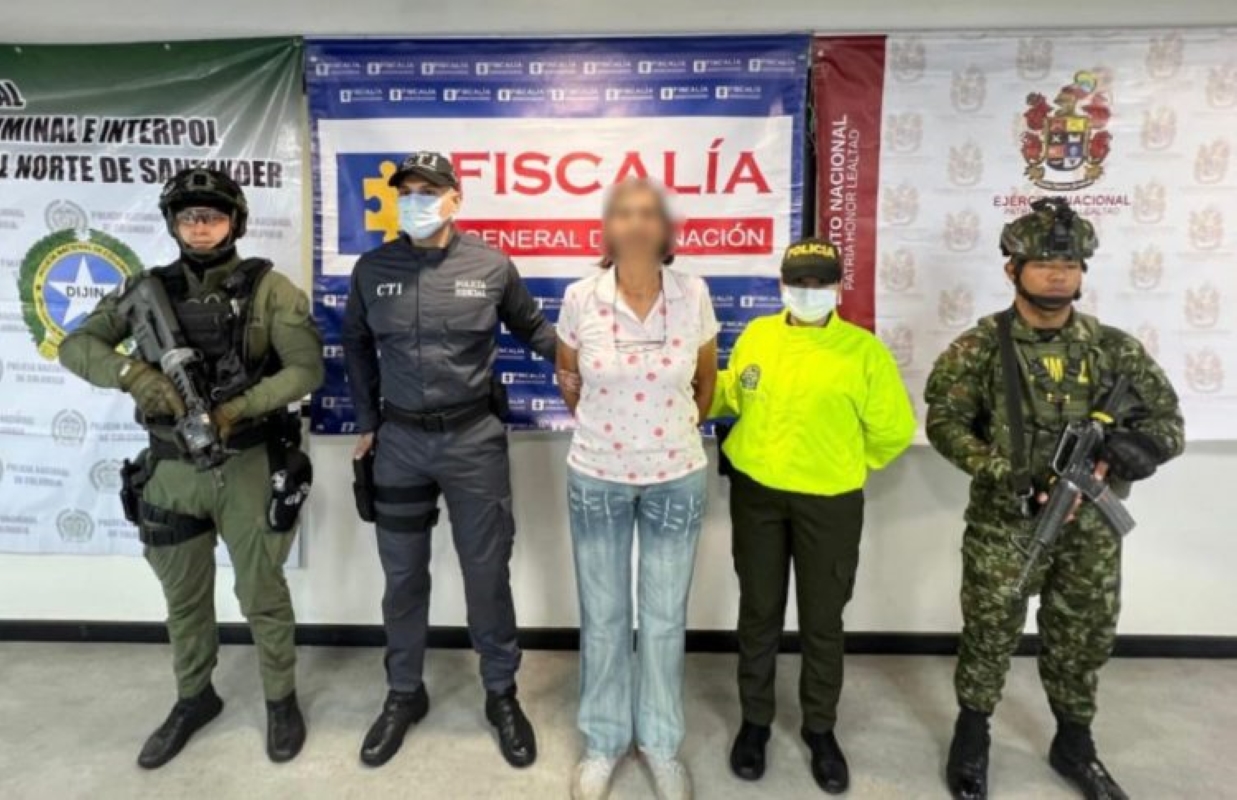 Captura de Flor Alba Caballero Bolívar, alias “La Profe”, quien reclutaba y adoctrinaba jóvenes en frontera con Colombia para guerrilla