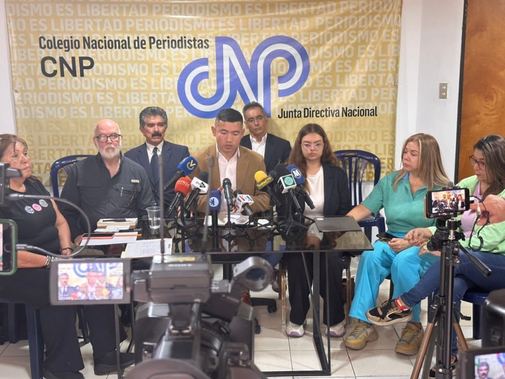 CNP exige garantías para periodistas detenidos en Venezuela