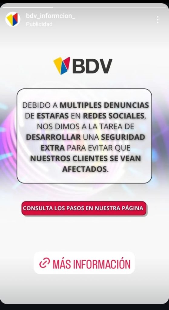 Ciberdelincuentes utilizan campaña de la Asociación Bancaria de Venezuela para anuncios publicitarios engañosos