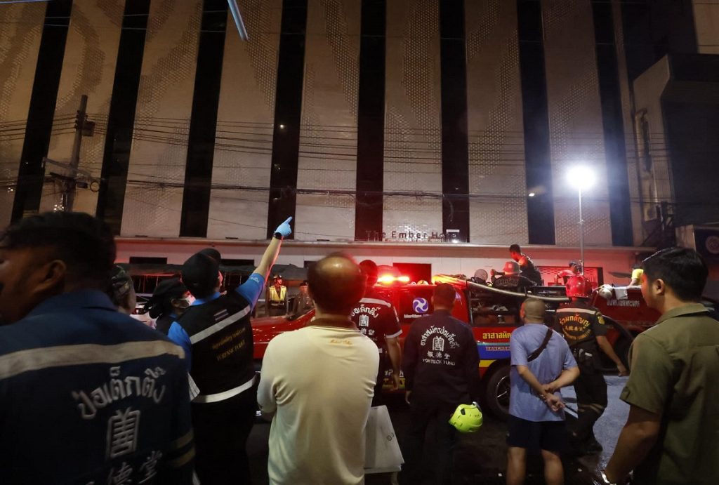 Un brasileño, un ucraniano y un estadounidense mueren en incendio en un hotel en Bangkok