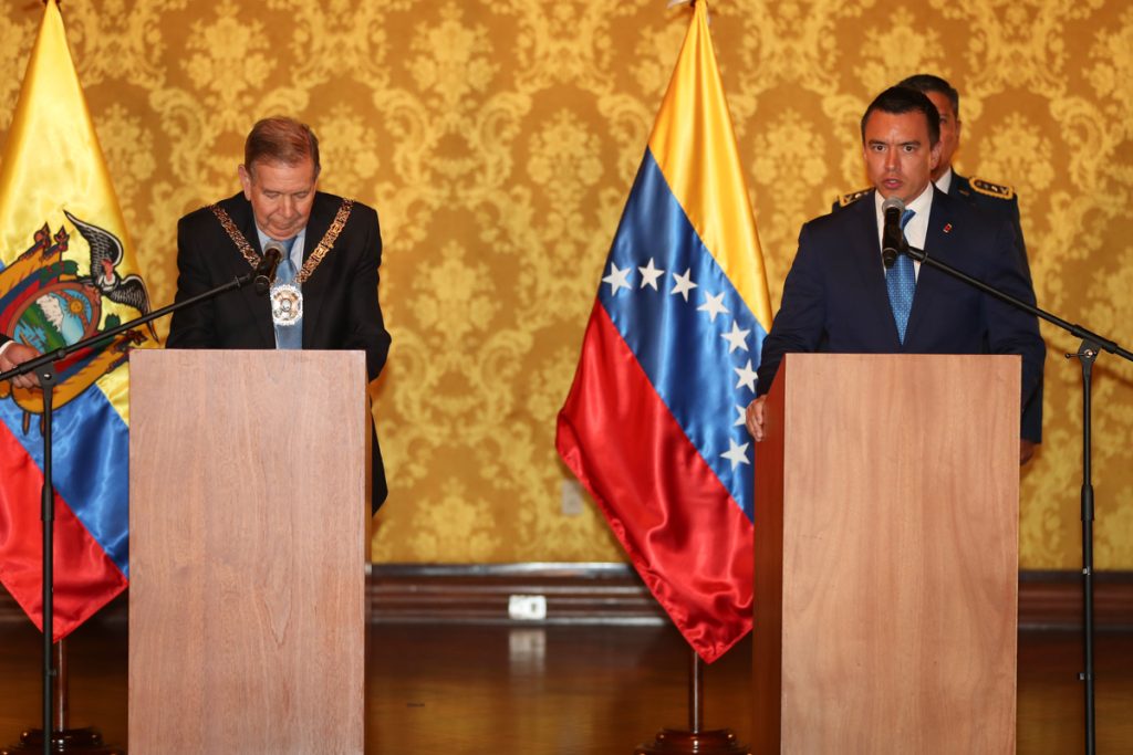 Ecuador declarará terrorista al Tren de Aragua y ofrecerá su petróleo frente al de Venezuela
