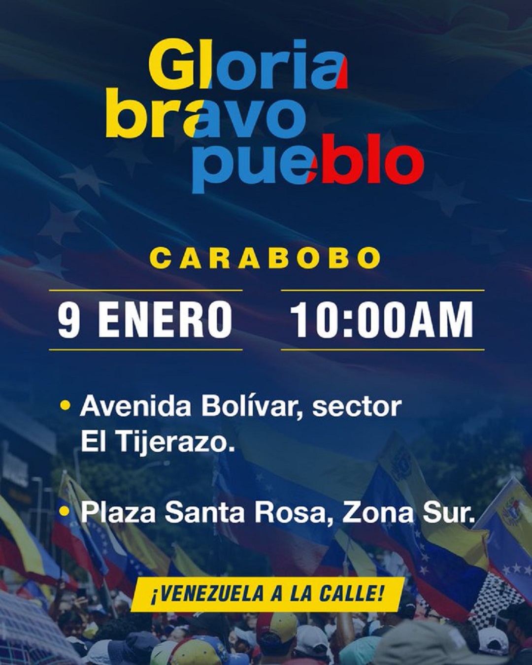 Carabobo se prepara para una gran movilización en defensa de la verdad