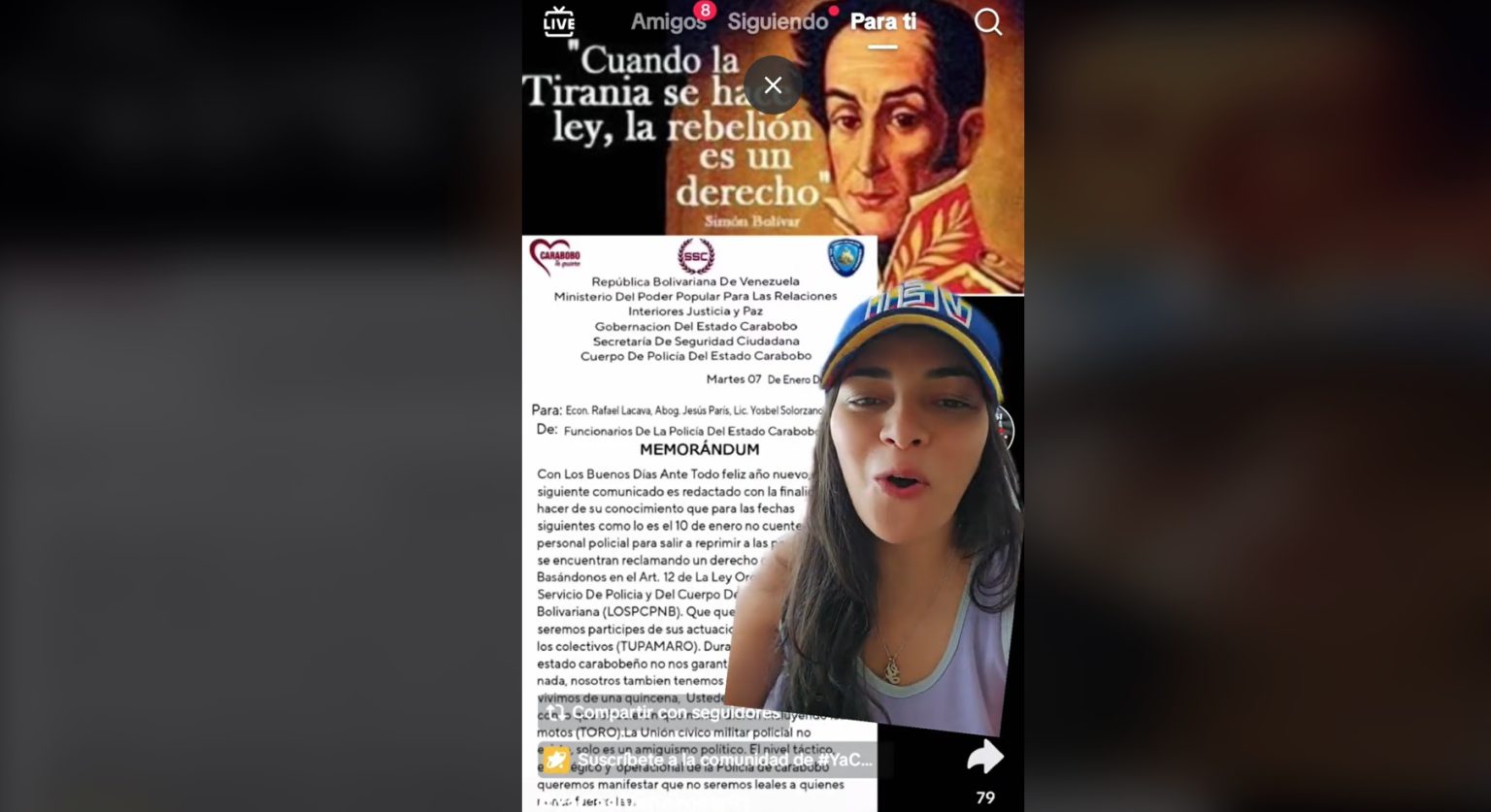 ¿Qué se sabe del supuesto memorándum de los funcionarios de la policía de Carabobo a Lacava y otros altos directivos?