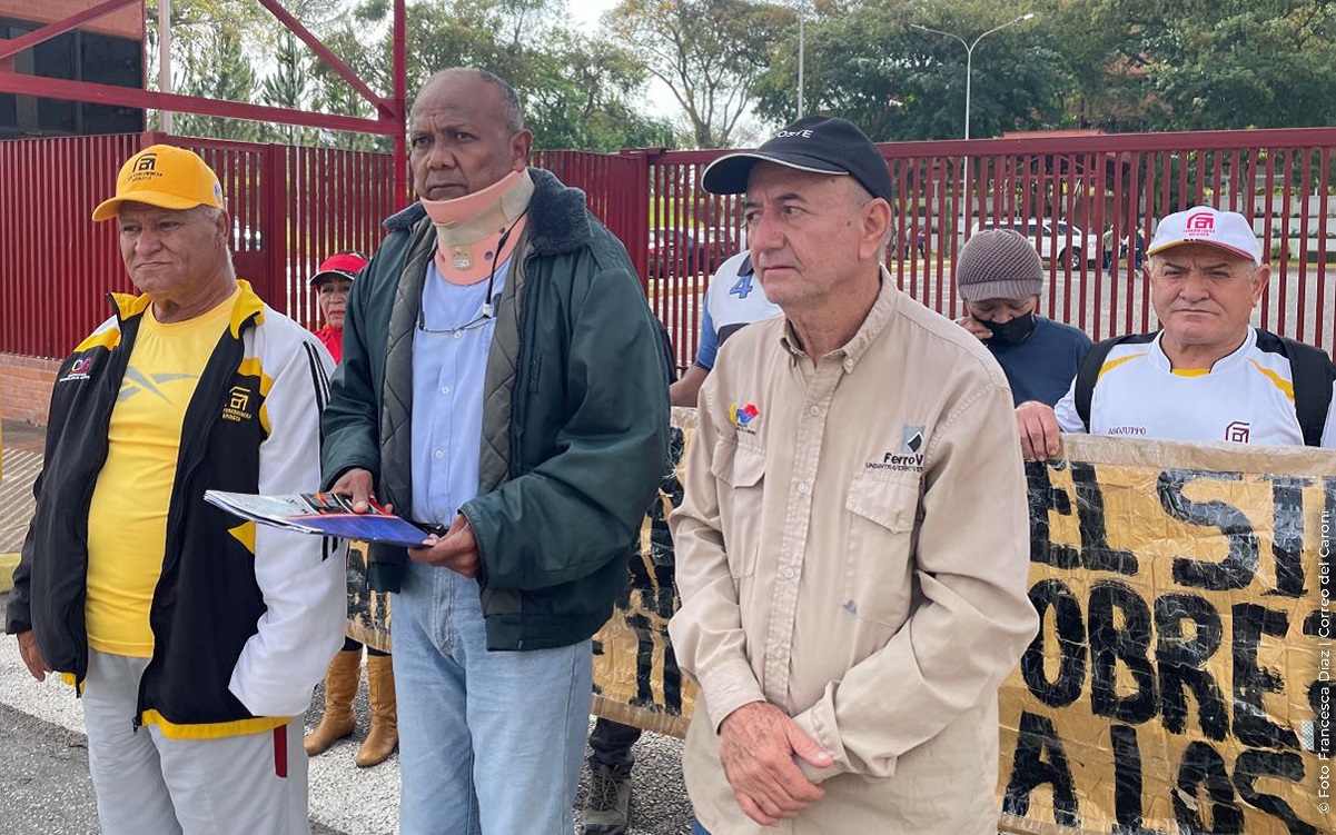 Jubilados de la CVG exigen liberación inmediata para trabajadores detenidos