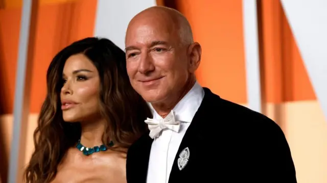 Bezos y Lauren Sanchez