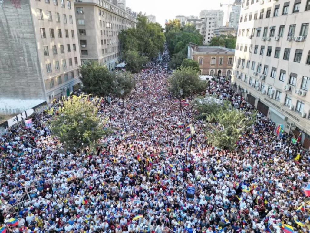 María Corina Machado en Chile