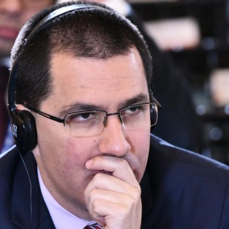 Jorge Arreaza.(Foto AFP)
