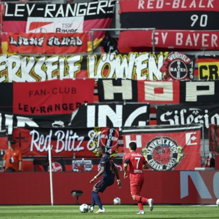 Partido entre el Bayer Leverkusen y el Bayern Múnich a puerta cerrada. / Foto AFP