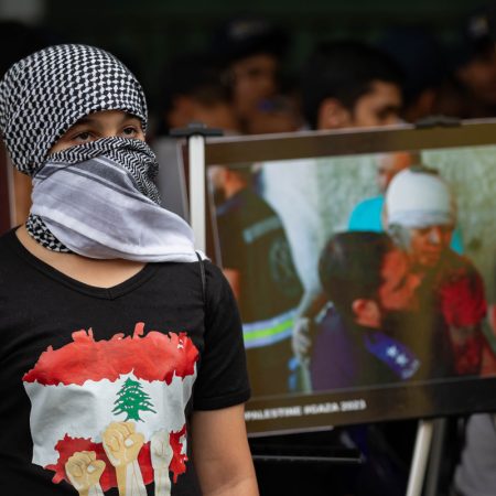 Cientos de personas piden a la ONU desde Caracas detener impunidad de Israel en Palestina