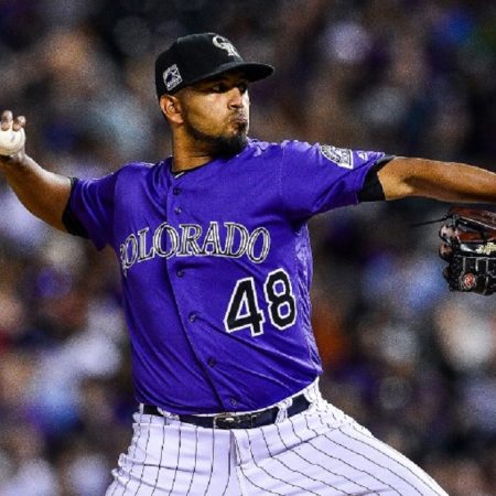 Germán Márquez repartió 11 ponches durante siete innings de soberbia labor ante Arizona/Foto: AFP