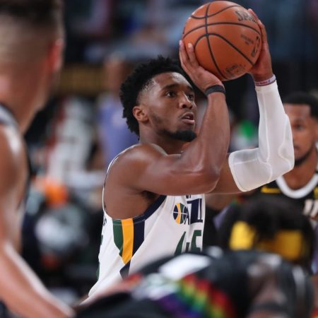 Donovan Mitchell, jugador de los Utah Jazz. / Foto AFP