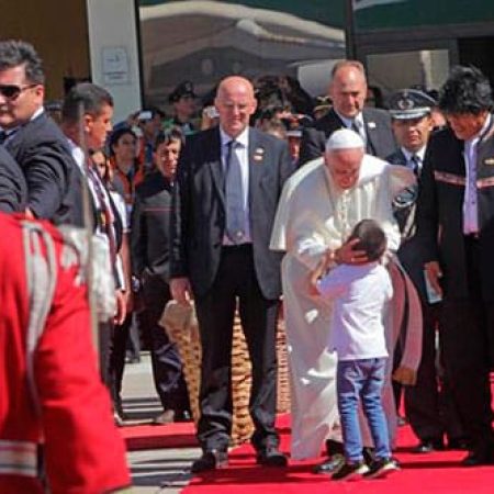 Chilenos detenidos en Bolivia en visita del papa Francisco