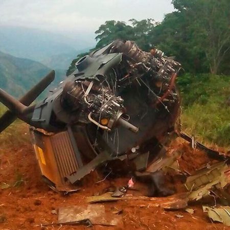 Helicóptero colombiano