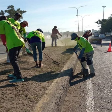 En Puerto Cabello sanearon más de 30 espacios públicos durante enero. (Foto: cortesía)
