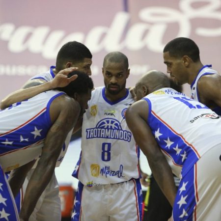 Jugadores de Trotamundos de Carabobo. / Foto cortesía Superliga.