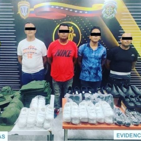 Cicpc detuvo a cuatro personas por venta de uniformes militares a bandas delictivas