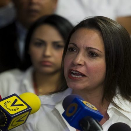 La ex diputada de la Asamblea Nacional de Venezuela (AN), María Corina Machado.
(EFE)