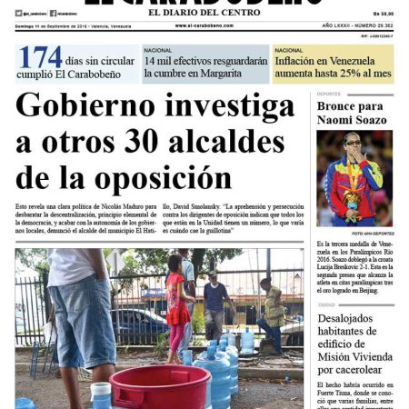 LA PORTADA DE HOY