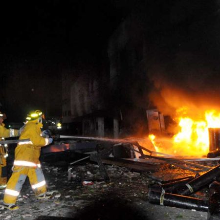 Fuga de gas generó explosión en Naguanagua