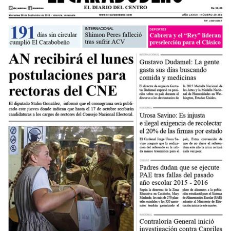LA PORTADA DE HOY