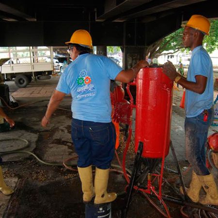 Alcaldía de Valencia inició rehabilitación del elevado El Viñedo