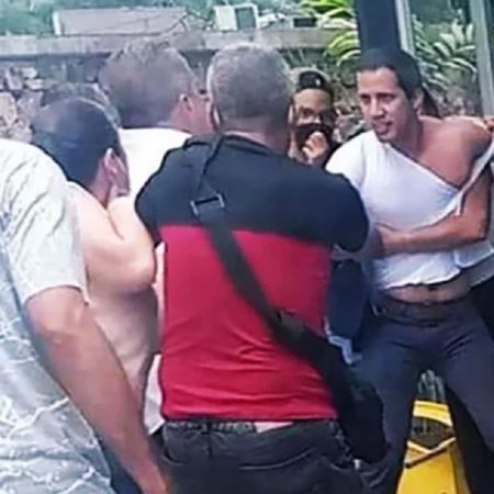 Agresión a Juan Guaidó en Cojedes.