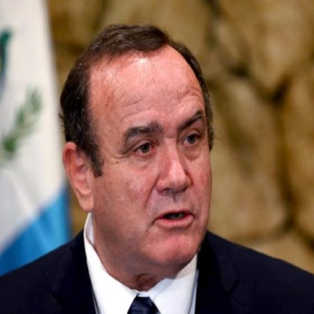 El presidente de Guatemala, Alejandro Giammattei, Foto AFP