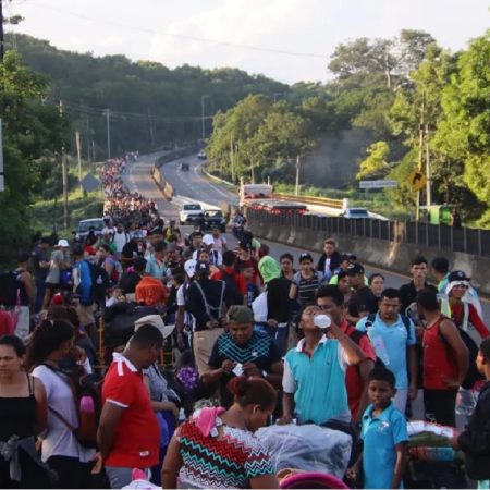 Migrantes en México/ Foto López-Dóriga Digital