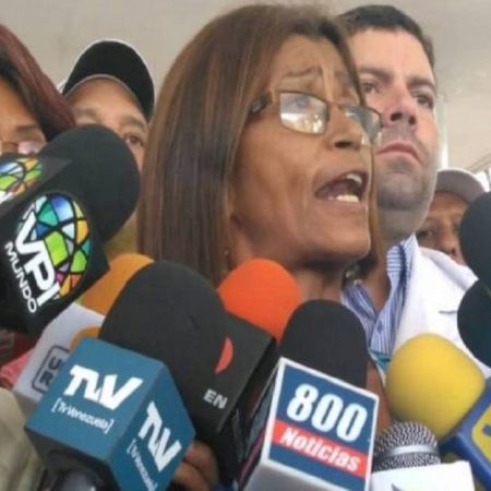 La presidenta del Colegio de Enfermeras de Caracas, Ana Rosario Contreras. (Cortesía)