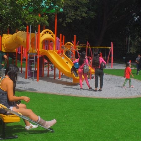 Remodelado el área infantil del parque Negra Hipólita. Foto Prensa Gobernación de Carabobo