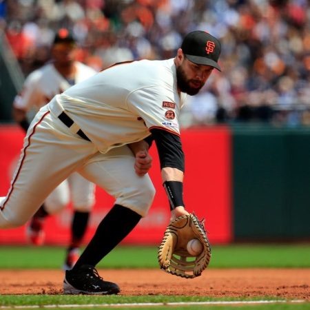 Brandon Belt, inicialista de los Gigantes de San Francisco (Foto Cortesía sfgiants.mlblogs.com)