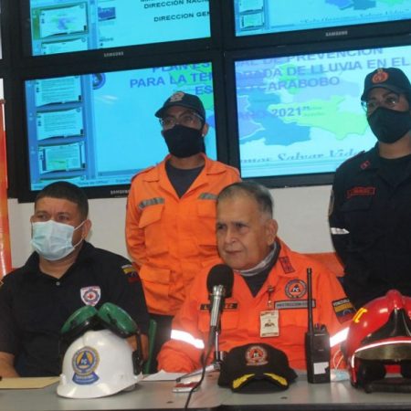 Protección Civil y Bomberos en alerta ante las lluvias en Carabobo