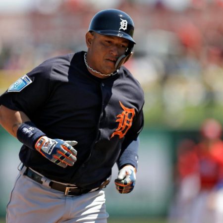 Miguel Cabrera, jugador de los Tigres de Detroit (Foto Archivo)
